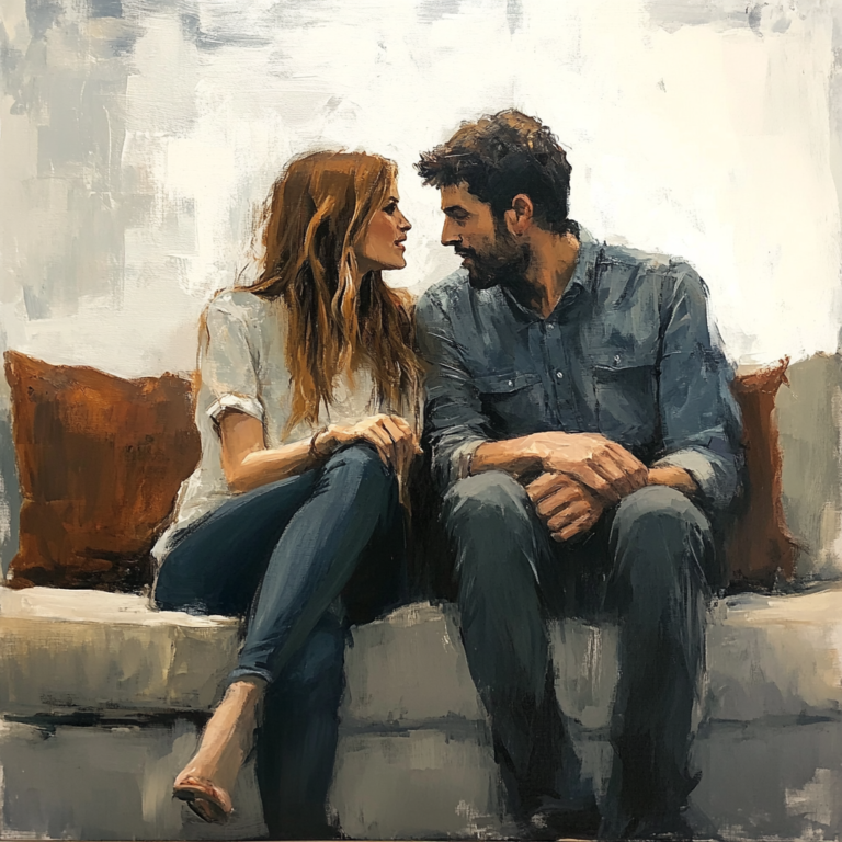 couple having conversation